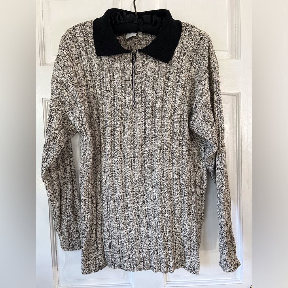 NEW  VINTAGE JOHN P KNITWORKS GREECE SWEATER - size XL